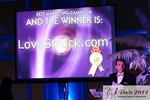LoveStruck, Best marketing Campaign winner at the 2011 iDateAwards Ceremony in Miami