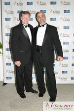 Terry Fitzpatrick and Paul Falzone of eLove in Miami at the 2011 Internet Dating Industry Awards