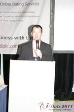 Mark Brooks (Publisher  of Online Personals Watch) at the January 19-21, 2011 Internet Dating Conference in Miami